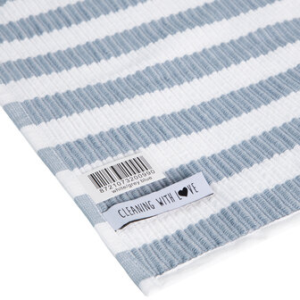 Cleaning With Love Vaatdoek White/Grey Blue WD509 | 30222