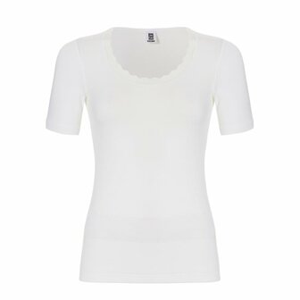 Ten Cate Women Thermo Lace T-Shirt Snow White 60380-015 | 18218