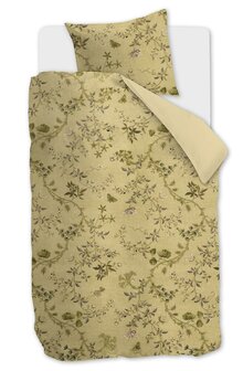 Beddinghouse Dekbedovertrek Charlotte Olive Green | 31371