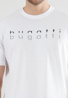 Bugatti Heren T-Shirt White 54069-6074-110 | 31425