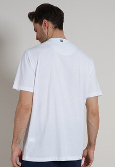Bugatti Heren T-Shirt White 54069-6074-110 | 31425