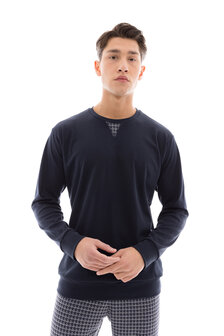 Ulisse Heren Pyjama Jaquard Yacht Blue W-M683 | 29222