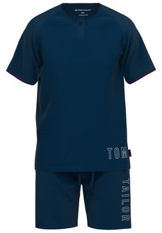Tom Tailor Heren Shortama Donkerblauw 71430-6557-640 | 31422