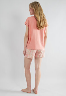 Tom Tailor Dames Shortama Zalmroze 64284-6095-420 | 31393