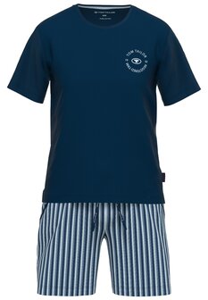 Tom Tailor Heren Shortama Donkerblauw 71427-4012-833 | 31421
