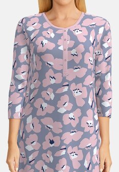 G&ouml;tzburg Dames Nachthemd Roze Blauw 250215-4009-415 | 31390