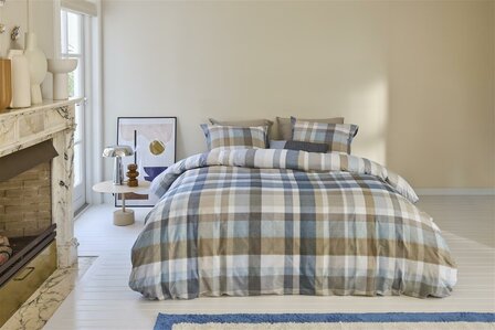 Beddinghouse Dekbedovertrek Eliott Blue | 31488