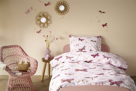 Beddinghouse Kids Dekbedovertrek Butterfly Away Pink | 31483