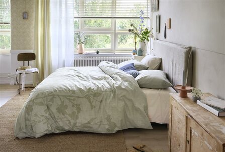Ariadne At Home Dekbedovertrek Plant Light Green | 31481
