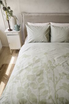 Ariadne At Home Dekbedovertrek Plant Light Green | 31481