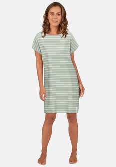 Tom Tailor Dames Nachthemd Groen 60303-6095-312 | 31605