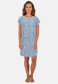 Tom Tailor Dames Nachthemd Blauw 60292-6085-625 | 31606