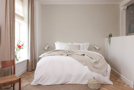 Linolux Dekbedovertrek Seersucker White DBSLIN1740 | 31237