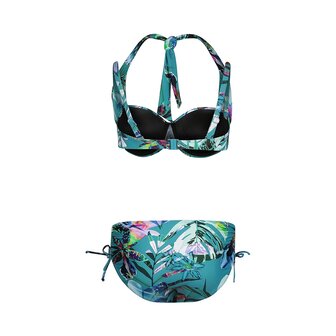 Mila 4-Ways Bikini Aqua-Multi P55237-23 | 31622