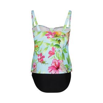 Mila Tankini Aqua/Pink P55240-23 | 31615