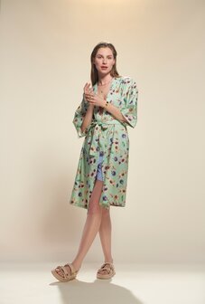 Essenza Kimono Sarai Fiorre Subtle Green 102183-679 | 31243