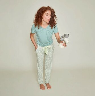 Charlie Choe Dames Broek Light Green P55124-38 | 31534