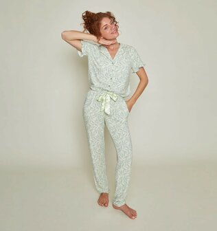 Charlie Choe Dames Broek Light Green P55124-38 | 31534