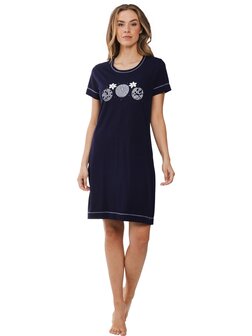 Rebelle Dames Nachthemd Dark Blue 111251-624-2 | 31564