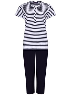 Rebelle Dames Pyjama Dark Blue 121251-622-1 | 31651