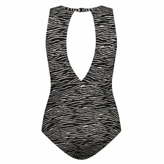 Ten Cate Swim High Neck Badpak  Zebra Stripe 60262-6062 | 31180