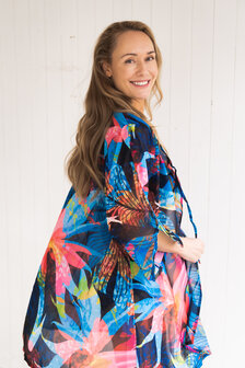 Mila Coverdress Navy / Cherise T47209-23 | 28266