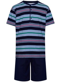 Pastunette For Men Heren Shortama Dark Blue 132251-508-1-520 | 31566