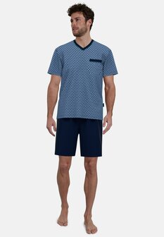 G&ouml;tzburg Heren Shortama Blauw 452296-4009-645 | 31417