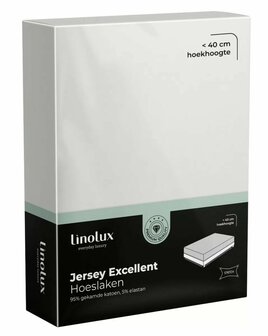 Linolux Jersey Excellent Hoeslaken OffWhite BLLNX33 | 25157