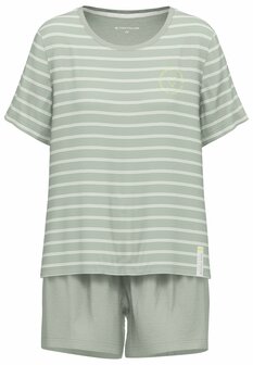 Tom Tailor Dames Shortama Groen 60302-6095-312 | 31604