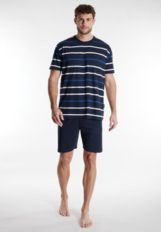 G&ouml;tzburg Heren Shortama Blauw 452171-4065-652 | 31414