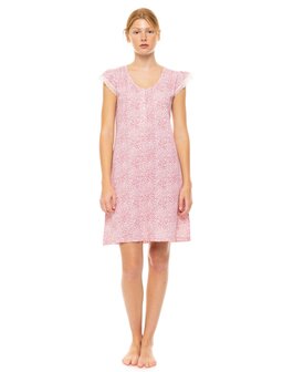 Pink Label Dames Nachthemd Leopard Rose S1463 | 31588