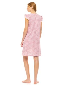 Pink Label Dames Nachthemd Leopard Rose S1463 | 31588
