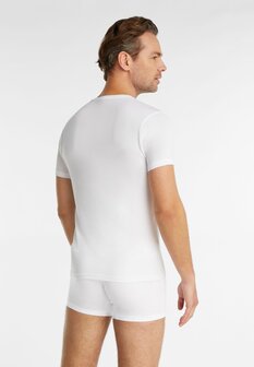 Ten Cate Men Super Soft T-Shirt V-Neck White 60423-001 | 31840