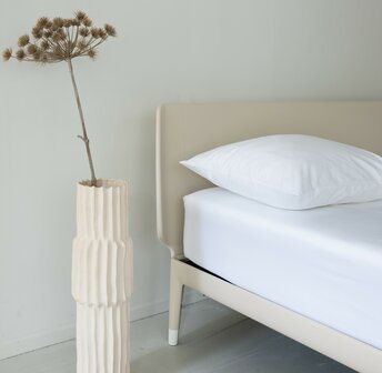 Linolux Perkal Katoen Hoeslaken White | 31737-31738-31739