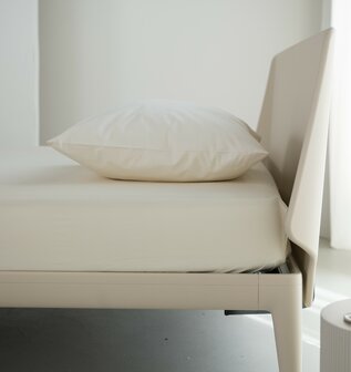 Linolux Perkal Katoen Hoeslaken Off-White | 31740-31741-31742