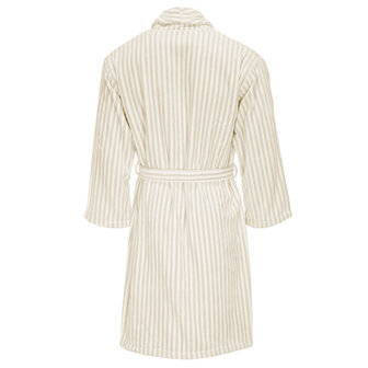 Linolux Badjas Velours Fiore Stripe Beige BJ226-BEI | 31717