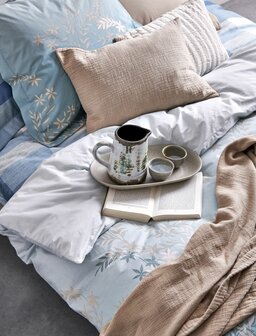 Vandyck Dekbedovertrek Frizzle Pearl Blue 29509
