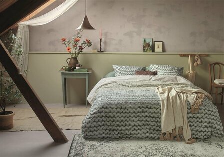 Ariadne At Home Dekbedovertrek Mixed Green 31884