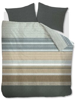 Beddinghouse Dekbedovertrek Lex Grey Green 31892