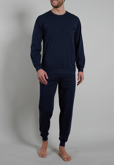 Bugatti Heren Pyjama Donkerblauw 56100-4065-665 | 32007