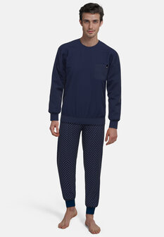 Bugatti Heren Pyjama Donkerblauw 56116-6061-635 | 32008