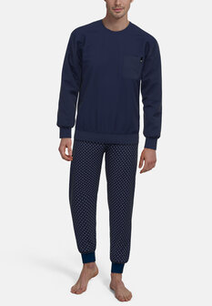 Bugatti Heren Pyjama Donkerblauw 56116-6061-635 | 32008