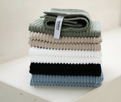 Linolux Vaatdoek Uni Grey Blue D529 | 31731