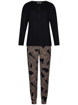 Pastunette Premium Dames Pyjama Black 121252-246-2-999 | 32088