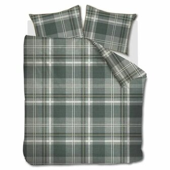 Rivi&egrave;ra Maison Dekbedovertrek Tartan Check Green 32344