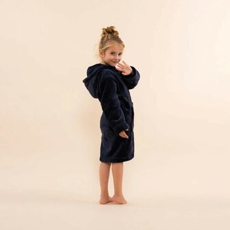Charlie Choe Kinder Badjas Navy O57016-41 | 32340