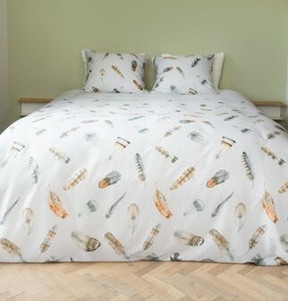 Linolux Dekbedovertrek Feathers Grey DBSLNX3715 | 32414