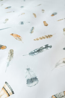 Linolux Dekbedovertrek Feathers Grey DBSLNX3715 | 32414