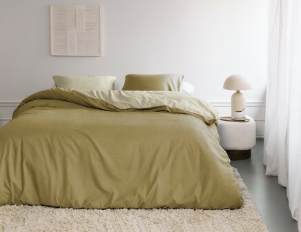 Beddinghouse Flanel Dekbedovertrek Warm Yellow 32376